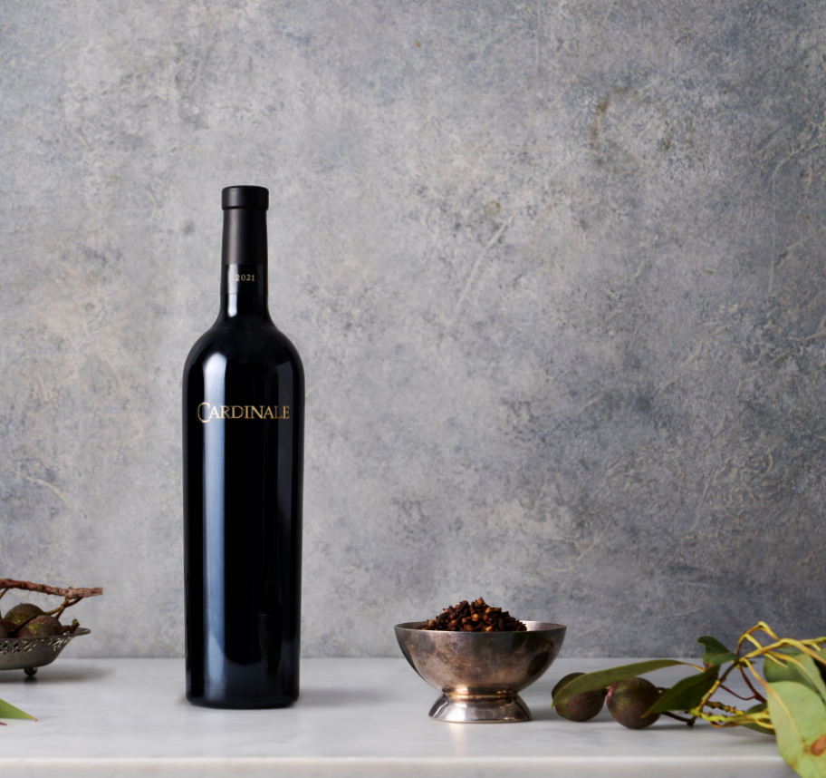 Three Bottles of Wine lined up